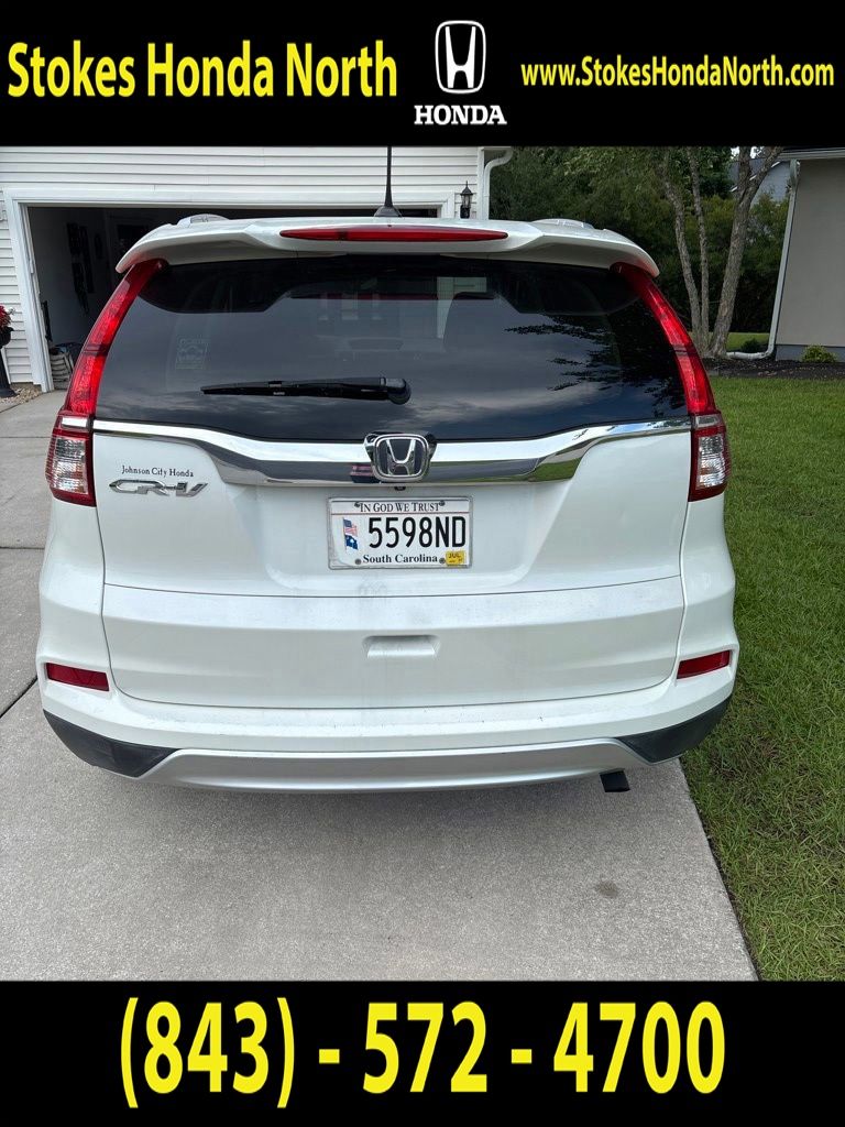 2015 Honda CR-V EX-L White at Stokes Honda North