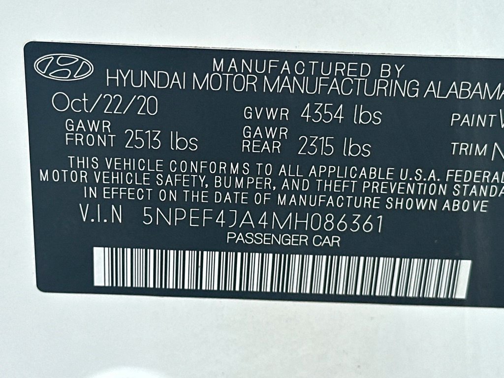 Used 2021 Hyundai Sonata Sedan