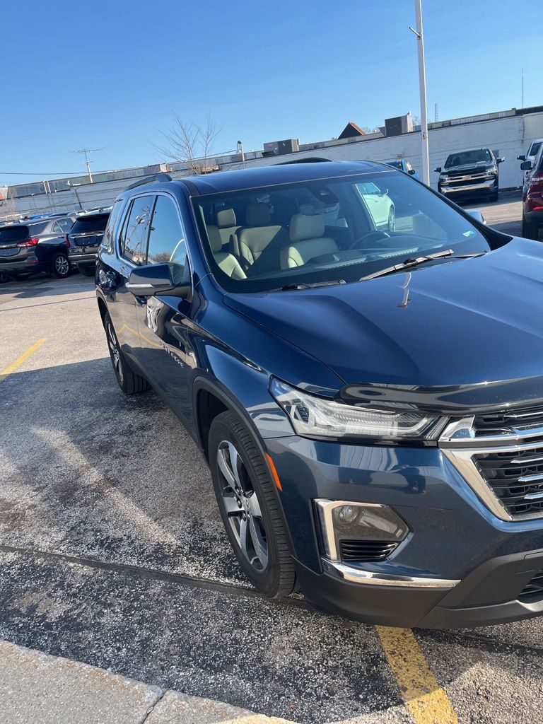 Northsky Blue Metallic 2023 Chevrolet Traverse LT Leather AWD SUV / Crossover Four-Wheel Drive 9-Speed Automatic