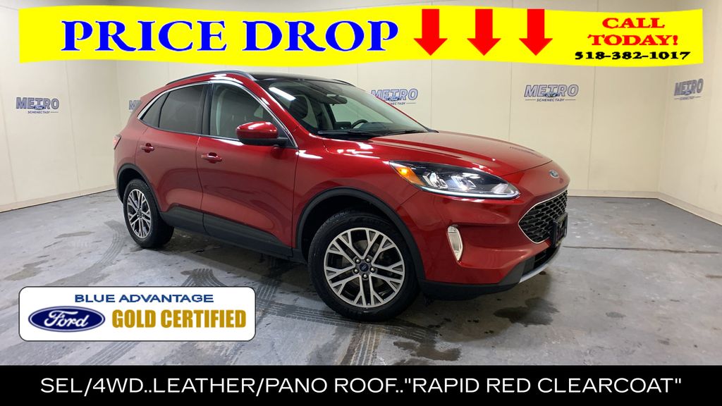 Red Metallic 2022 Ford Escape SEL AWD SUV / Crossover All-Wheel Drive 8-Speed Automatic