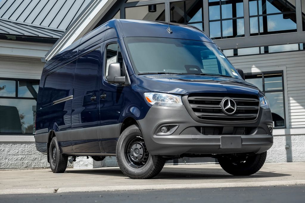 Blue 2026 Mercedes-Benz Sprinter Cargo Van Rear-Wheel Drive 9-Speed Automatic