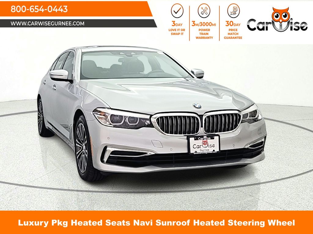 Glacier Silver Metallic 2019 BMW 5 Series 540i xDrive Sedan AWD Sedan All-Wheel Drive 8-Speed Automatic