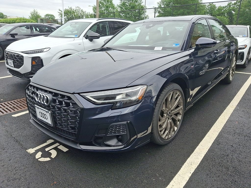 Firmament Blue Metallic 2026 Audi A8 L quattro 55 TFSI Sedan All-Wheel Drive 8-Speed Automatic