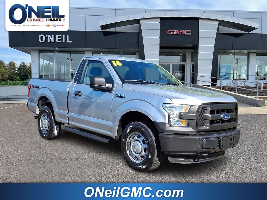 Ingot Silver 2016 Ford F-150 XL 4WD Pickup Truck Four-Wheel Drive 6-Speed Automatic