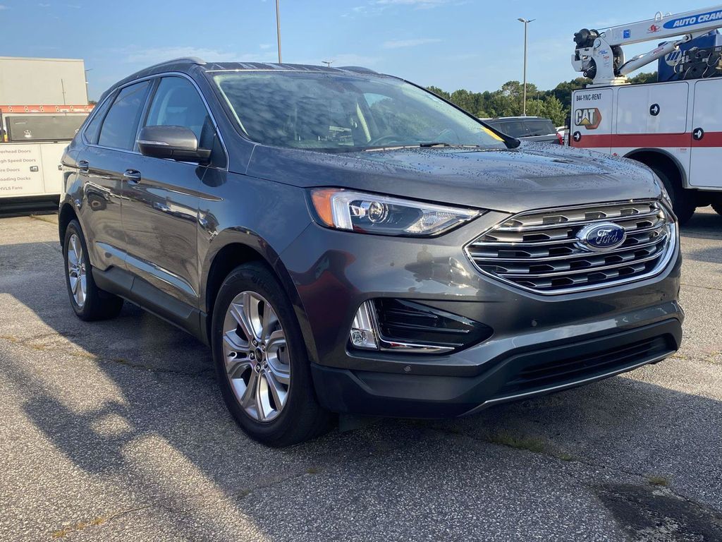 Gray Metallic 2023 Ford Edge SUV / Crossover All-Wheel Drive 8-Speed Automatic