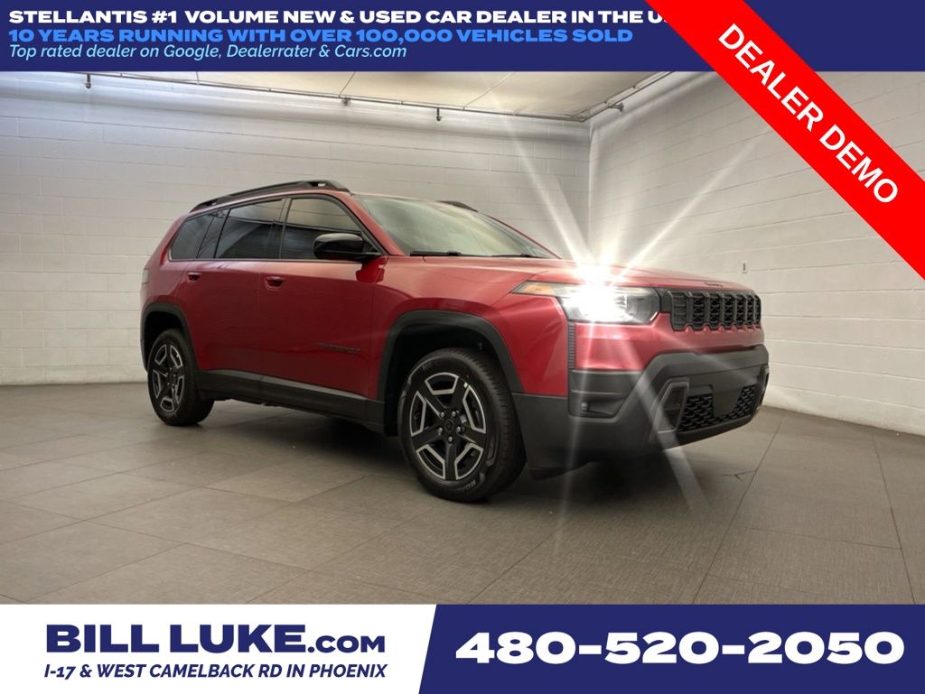 Red Hot Pearlcoat 2026 Jeep Cherokee Laredo 4WD SUV / Crossover Four-Wheel Drive Continuously Variable Transmission