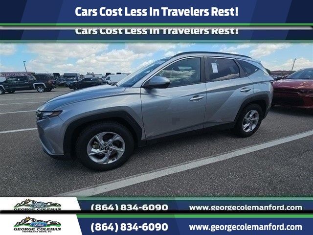 Shimmering Silver 2024 Hyundai Tucson SEL FWD SUV / Crossover Front-Wheel Drive 8-Speed Automatic