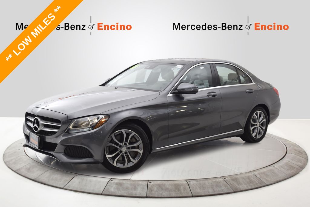 Selenite Gray Metallic 2017 Mercedes-Benz C-Class Sedan Rear-Wheel Drive 7-Speed Automatic