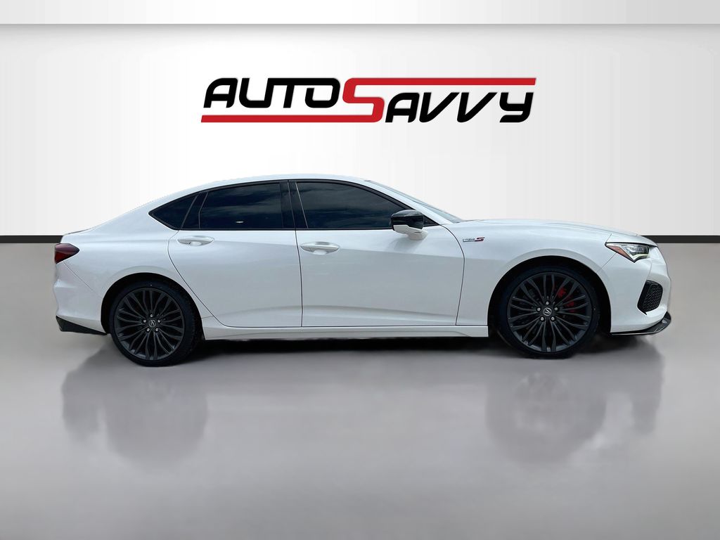 2023 Acura TLX Type S White at Texan Dodge Chrysler Jeep Ram