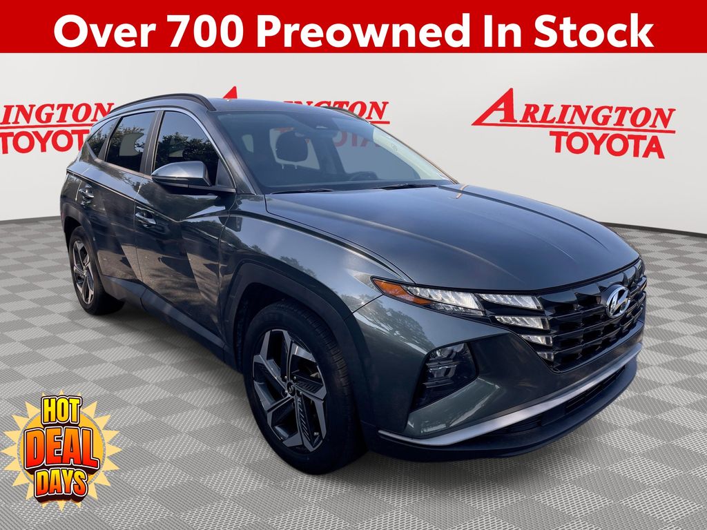 Amazon Gray 2022 Hyundai Tucson SEL FWD SUV / Crossover Front-Wheel Drive 8-Speed Automatic