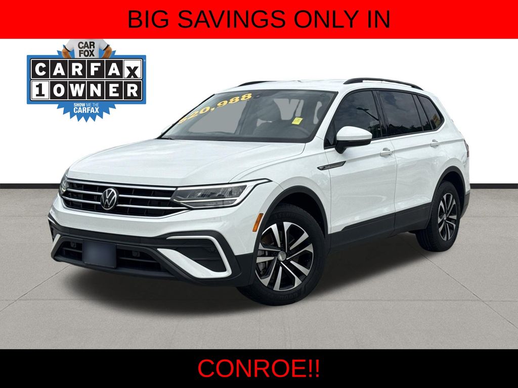 2023 Volkswagen Tiguan 2.0T S White at Joe Myers Mazda Kia