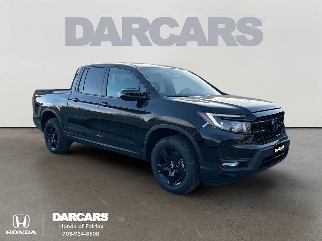 Crystal Black Pearl 2026 Honda Ridgeline Pickup Truck All-Wheel Drive 9-Speed Automatic
