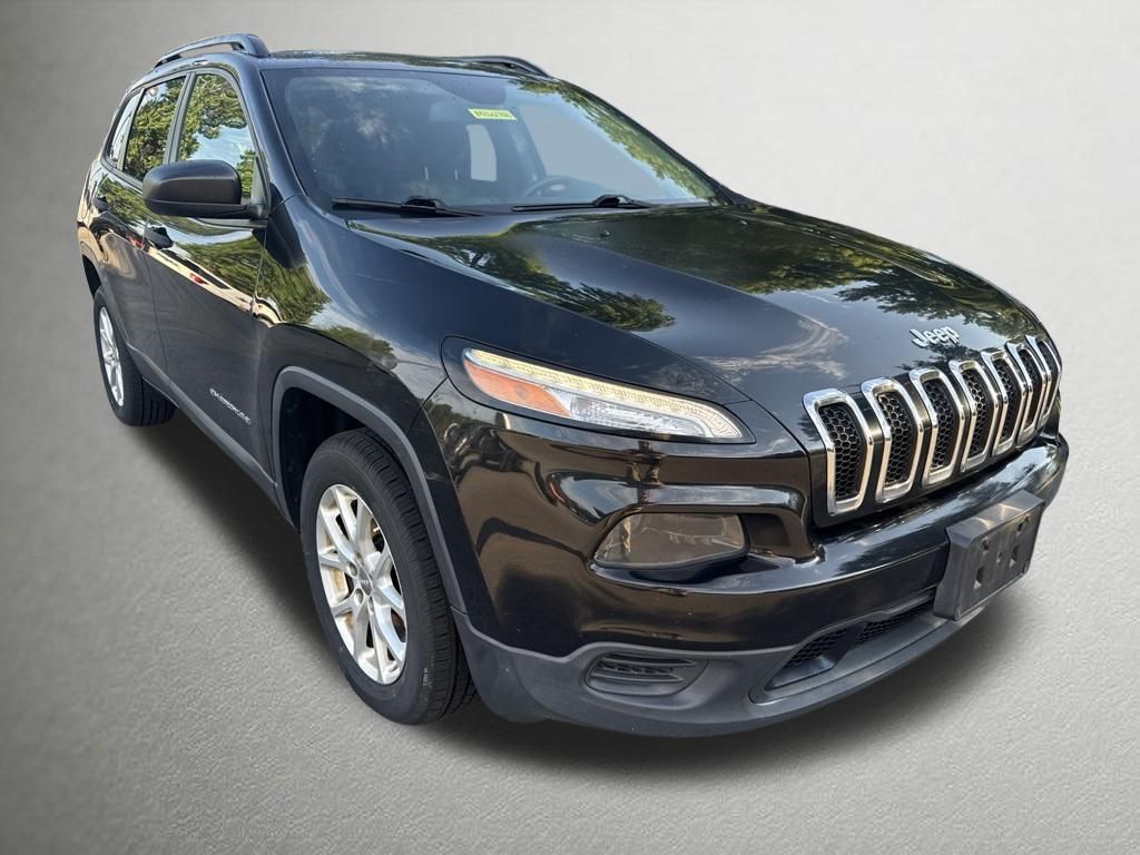 Brilliant Black Crystal Pearlcoat 2016 Jeep Cherokee SUV / Crossover Front-Wheel Drive 9-Speed Automatic