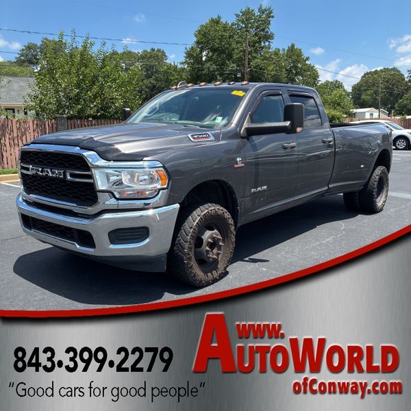 Gray (Granite Crystal Metallic Clearcoat) 2020 RAM 3500 Pickup Truck Four-Wheel Drive 6-Speed Automatic