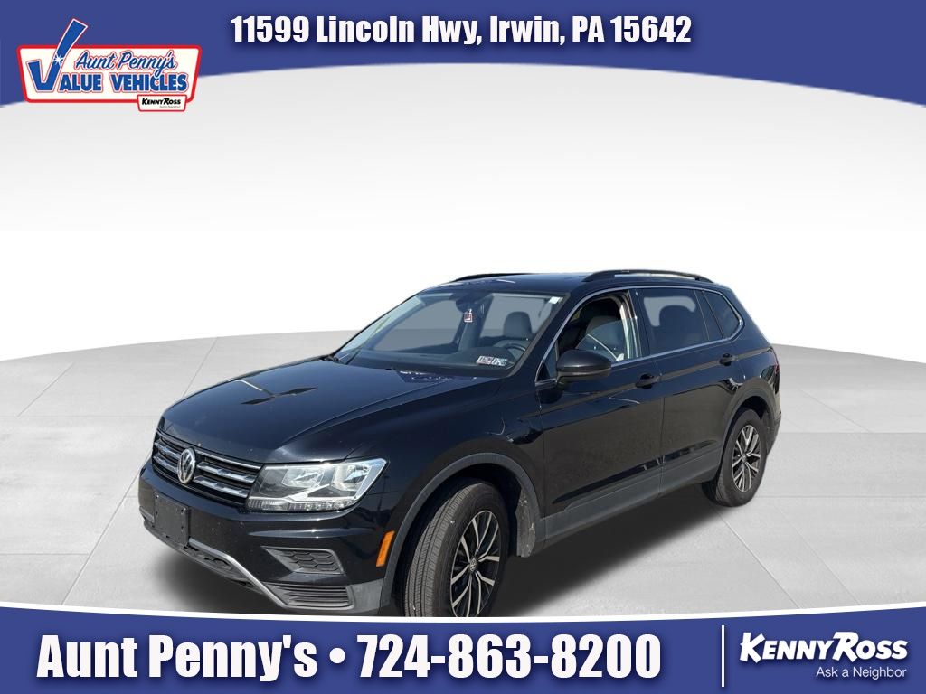 Deep Black Pearl 2019 Volkswagen Tiguan SUV / Crossover 8-Speed Automatic