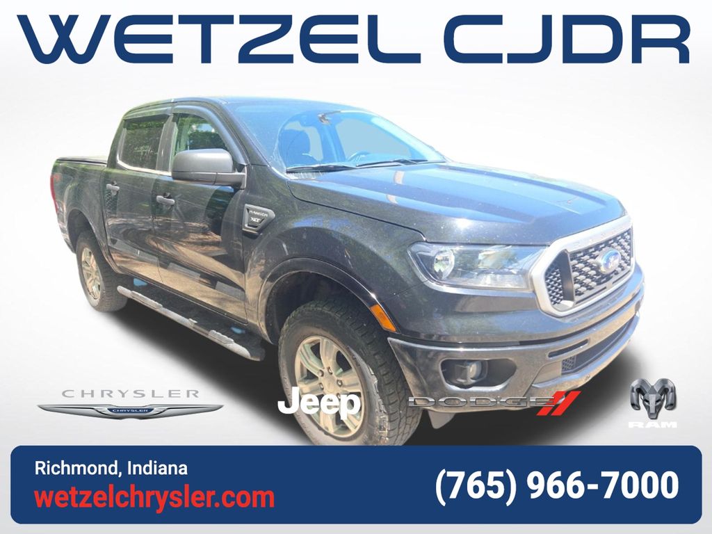 Shadow Black 2019 Ford Ranger XLT SuperCrew 4WD Pickup Truck Four-Wheel Drive Automatic