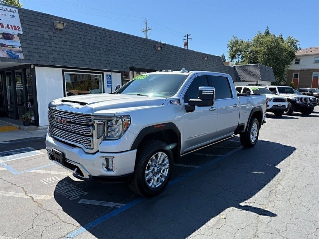 Quicksilver Metallic 2021 GMC Sierra 2500HD Pickup Truck Four-Wheel Drive Automatic