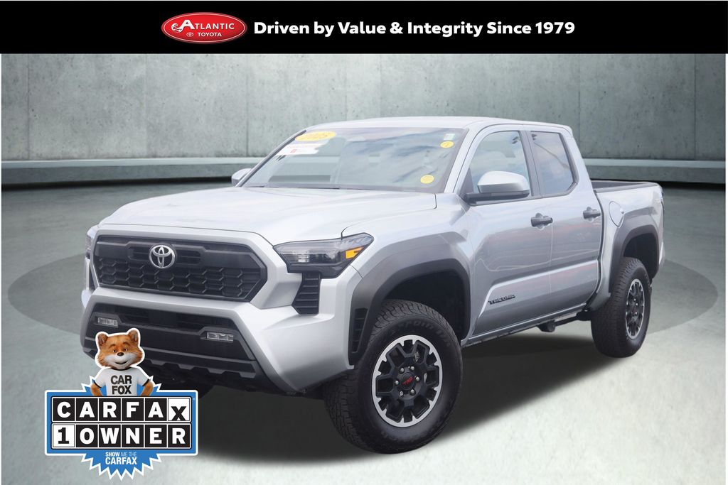 Celestial Silver Metallic 2025 Toyota Tacoma Pickup Truck Four-Wheel Drive 8-Speed Automatic