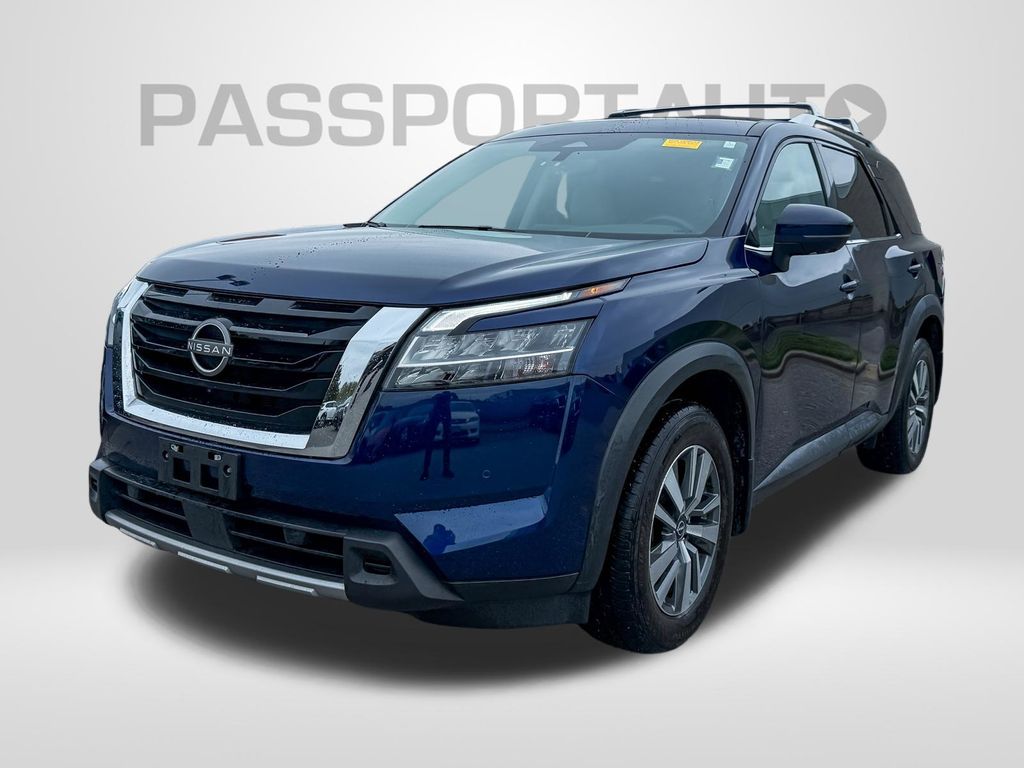 Deep Ocean Blue Pearl 2024 Nissan Pathfinder SUV / Crossover All-Wheel Drive 9-Speed Automatic