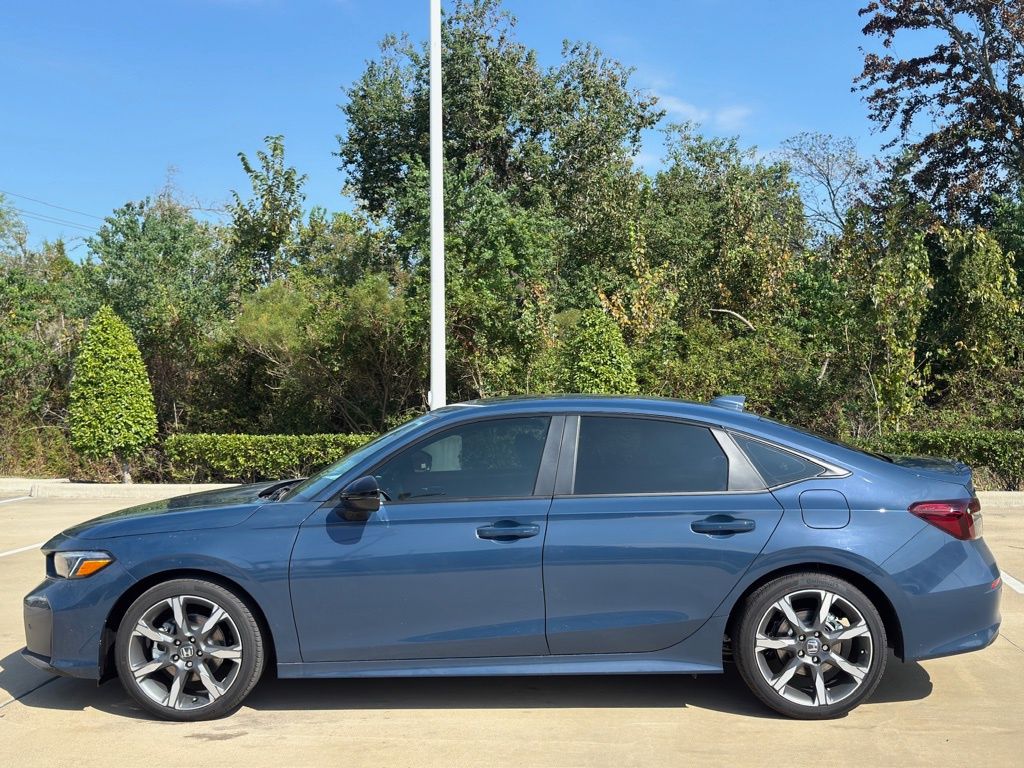 2026 Honda Civic Hybrid Sport Touring Blue at Community Honda