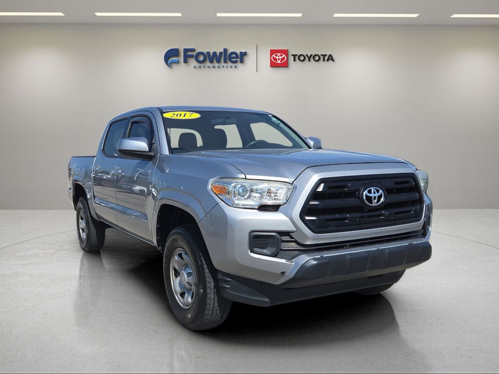 Silver Sky Metallic 2017 Toyota Tacoma Pickup Truck 4X2 6-Speed Automatic