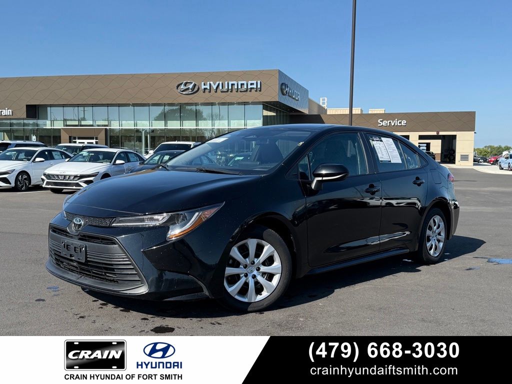 Midnight Black Metallic 2025 Toyota Corolla Sedan Front-Wheel Drive Continuously Variable Transmission