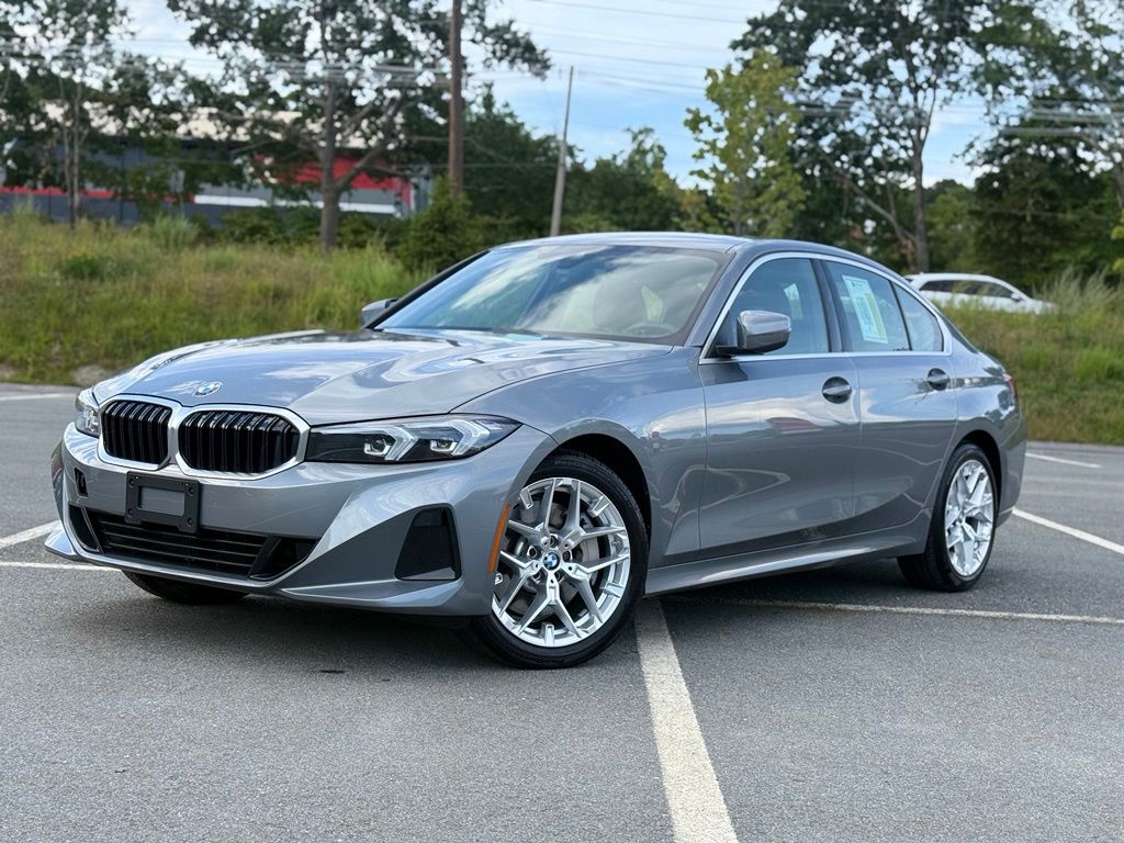 Gray (Skyscraper Grey Metallic) 2026 BMW 3 Series Sedan All-Wheel Drive 8-Speed Automatic