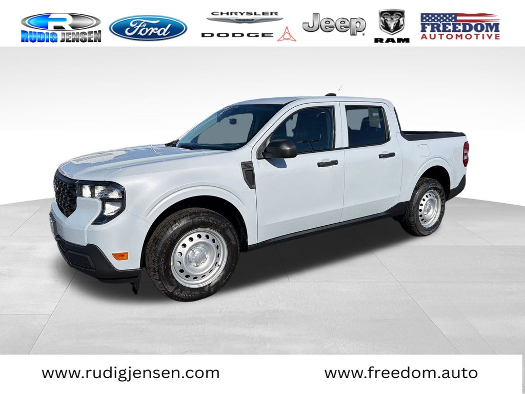White 2026 Ford Maverick XL SuperCrew AWD Pickup Truck All-Wheel Drive 8-Speed Automatic