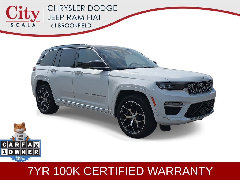 Bright White Clearcoat 2024 Jeep Grand Cherokee SUV / Crossover Four-Wheel Drive 8-Speed Automatic