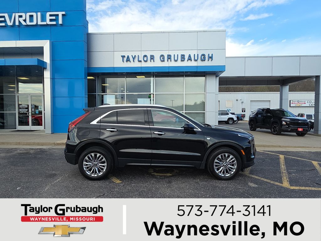 Stellar Black Metallic 2024 Cadillac XT4 Premium Luxury AWD SUV / Crossover Four-Wheel Drive 9-Speed Automatic