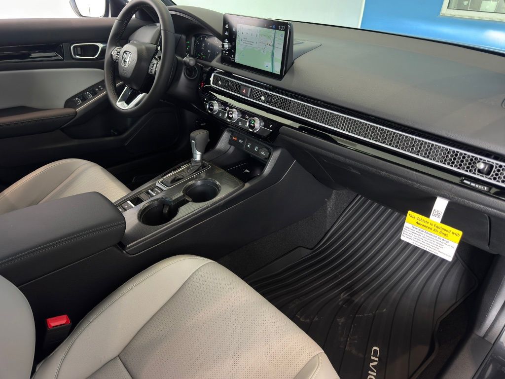 2026 Honda Civic Hybrid Sport Touring Gray at Community Honda