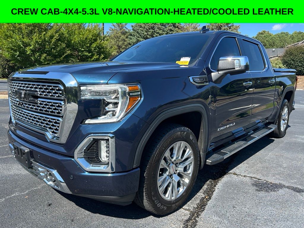 Pacific Blue Metallic 2021 GMC Sierra 1500 Pickup Truck Four-Wheel Drive Automatic