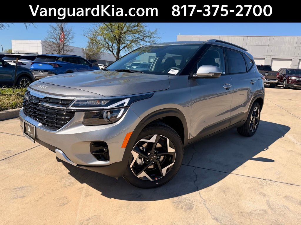 Steel Gray 2026 Kia Seltos S FWD SUV / Crossover Front-Wheel Drive Continuously Variable Transmission