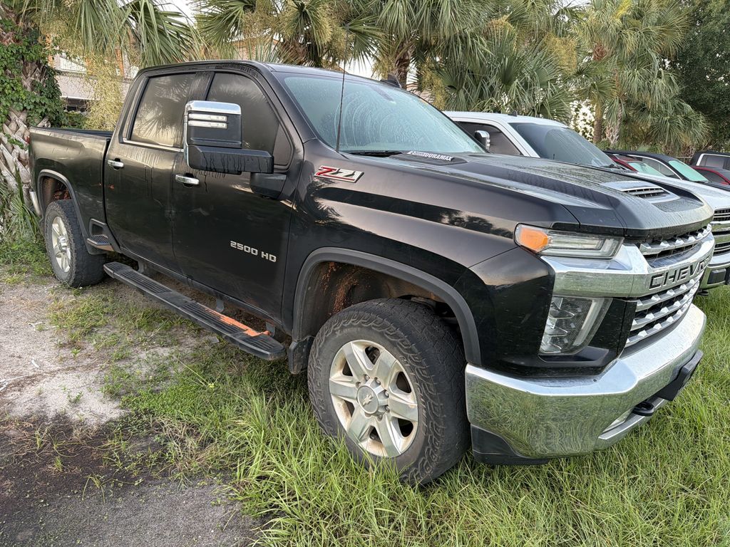 Black 2020 Chevrolet Silverado 2500HD Pickup Truck Four-Wheel Drive Automatic