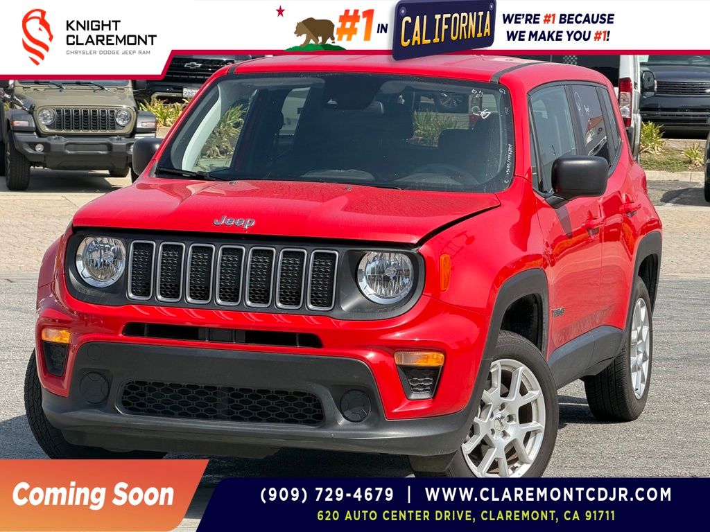 Colorado Red Clearcoat 2023 Jeep Renegade SUV / Crossover Four-Wheel Drive 9-Speed Automatic