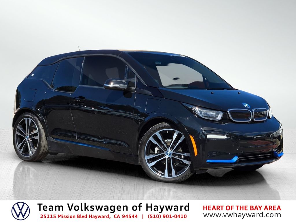 Fluid Black w/BMW i Frozen Blue Accent 2018 BMW i3 94 Ah s RWD with Range Extender Wagon Rear-Wheel Drive Automatic