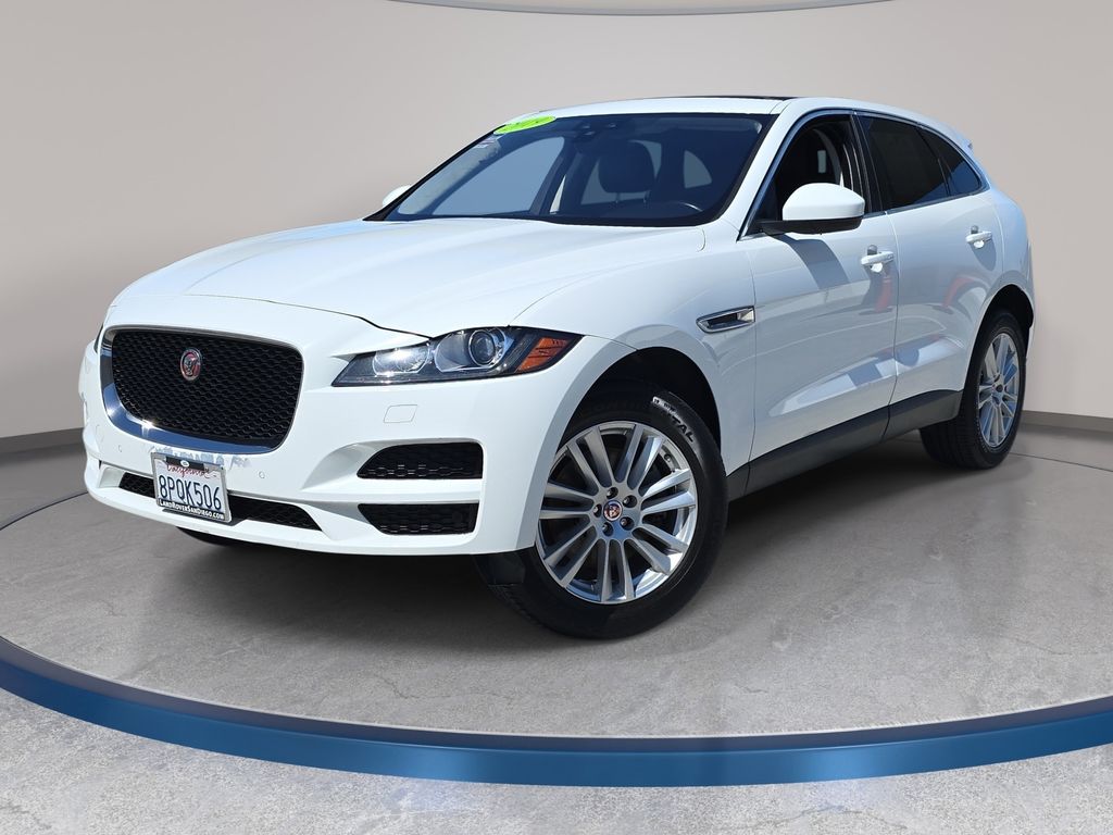 Fuji White 2019 Jaguar F-PACE SUV / Crossover All-Wheel Drive 8-Speed Automatic