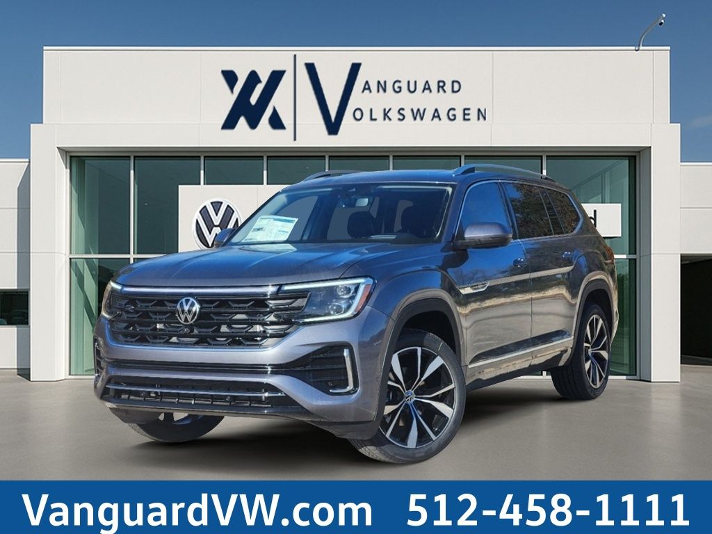 Platinum Gray Metallic 2025 Volkswagen Atlas SEL Premium R-Line 4Motion SUV / Crossover All-Wheel Drive 8-Speed Automatic
