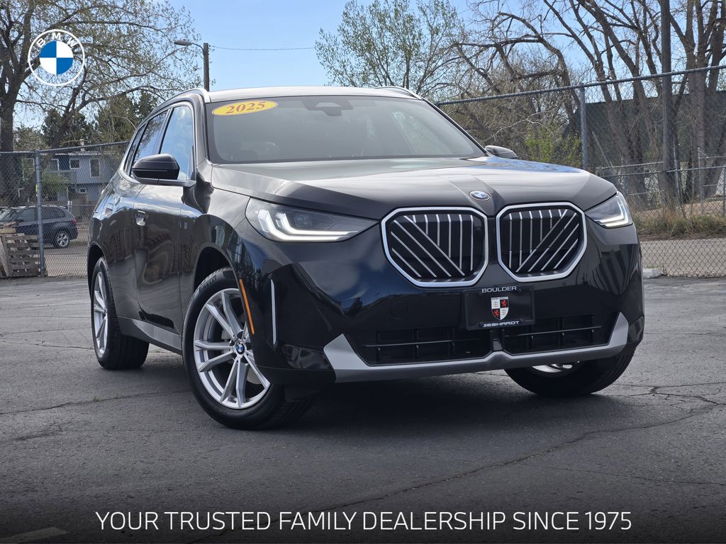 Black Sapphire Metallic 2025 BMW X3 30 xDrive SUV / Crossover All-Wheel Drive 8-Speed Automatic