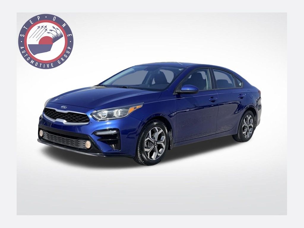 Deep Sea Blue 2021 Kia Forte Sedan Front-Wheel Drive Continuously Variable Transmission