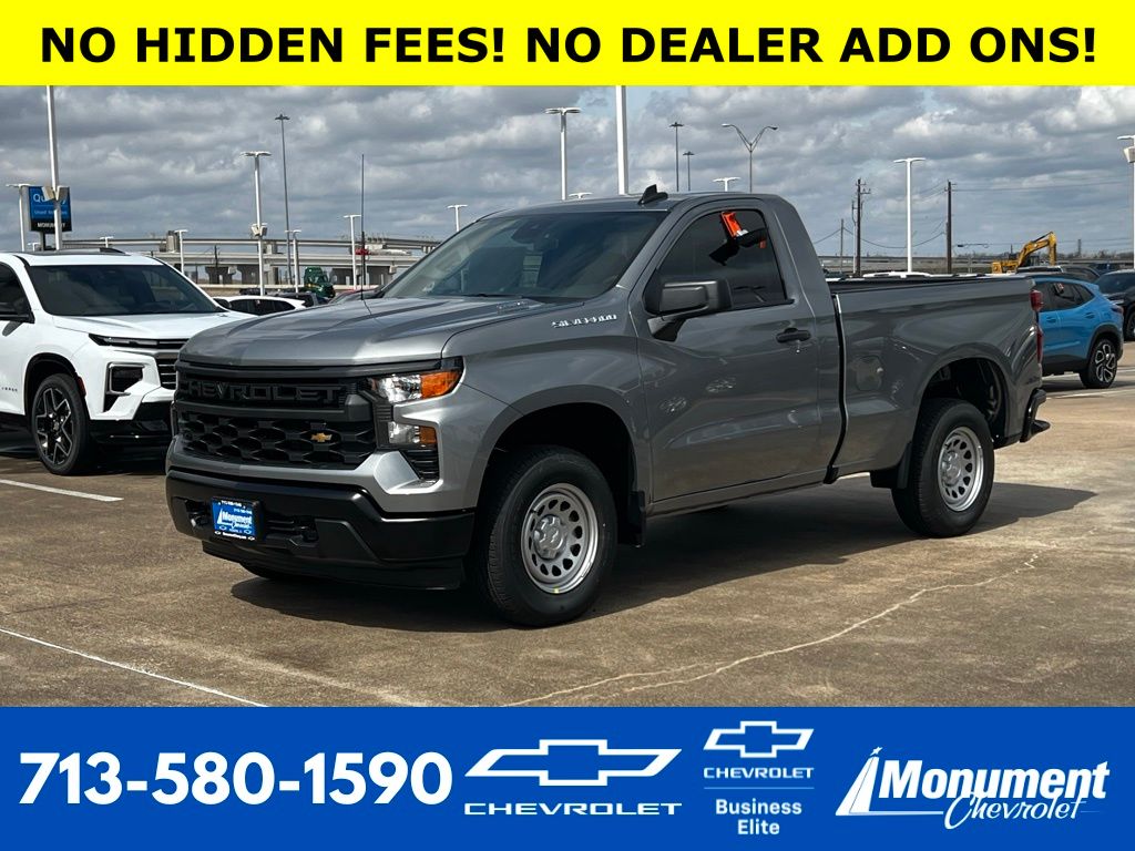 2026 Chevrolet Silverado 1500 WT Gray at Monument Chevrolet