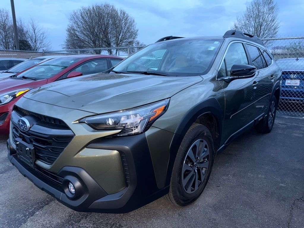 Green Metallic 2025 Subaru Outback Premium AWD SUV / Crossover All-Wheel Drive Continuously Variable Transmission