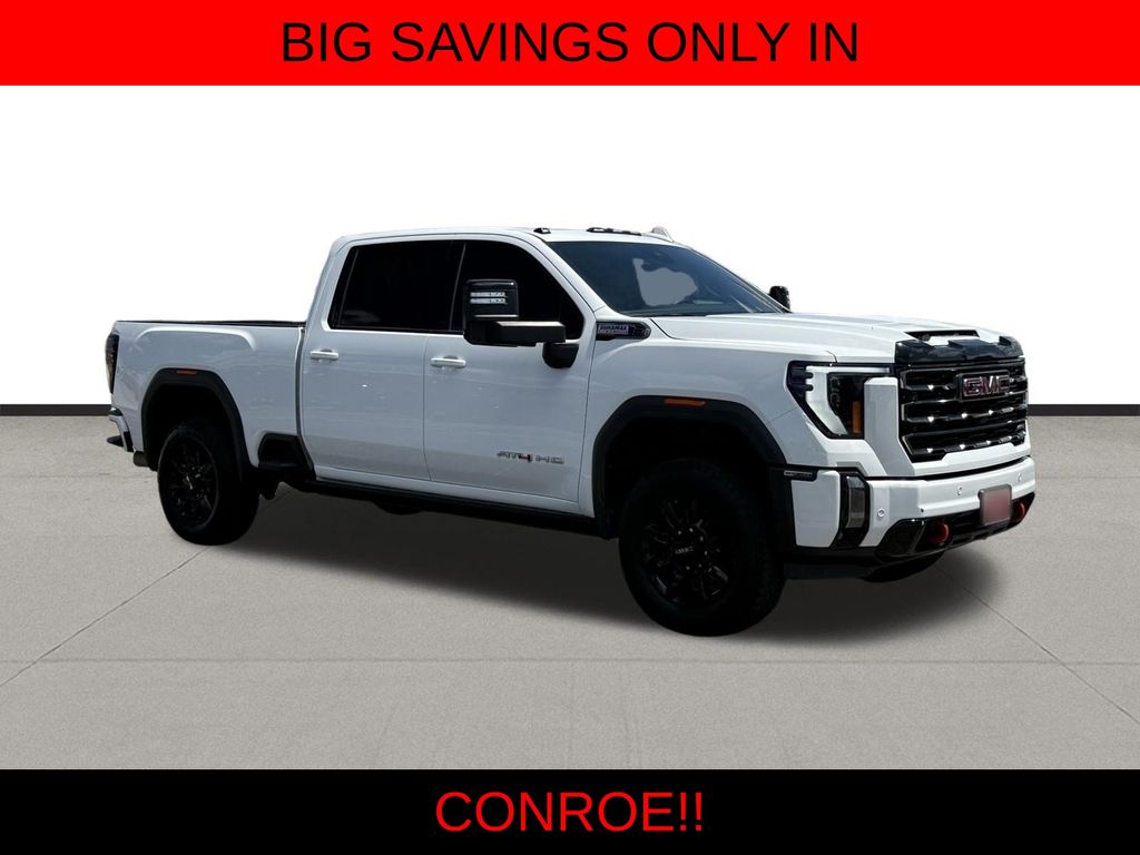 2024 GMC Sierra 2500HD AT4 White at Bayway Cadillac of The Woodlands