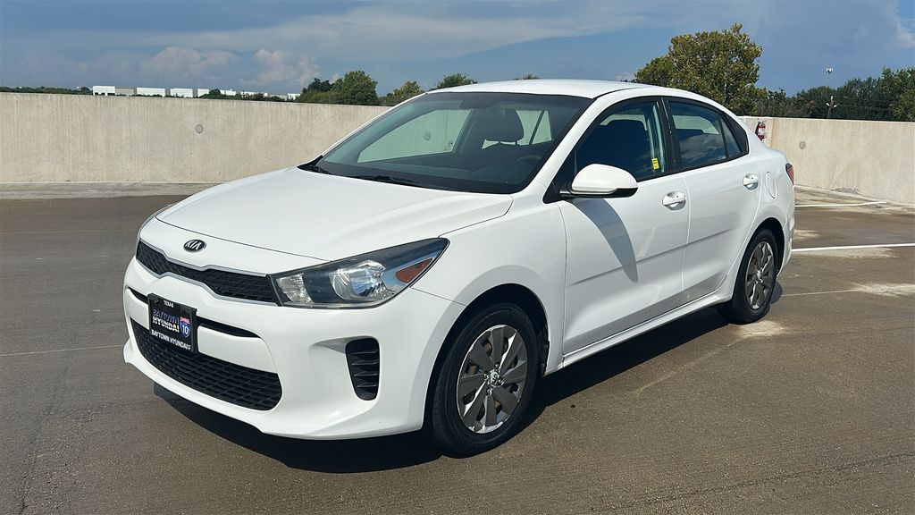2019 Kia Rio S White at Emmons Autoplex