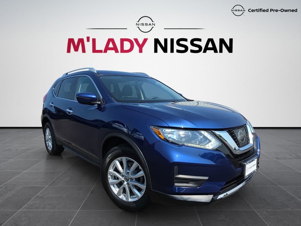 Caspian Blue 2017 Nissan Rogue SUV / Crossover All-Wheel Drive Continuously Variable Transmission