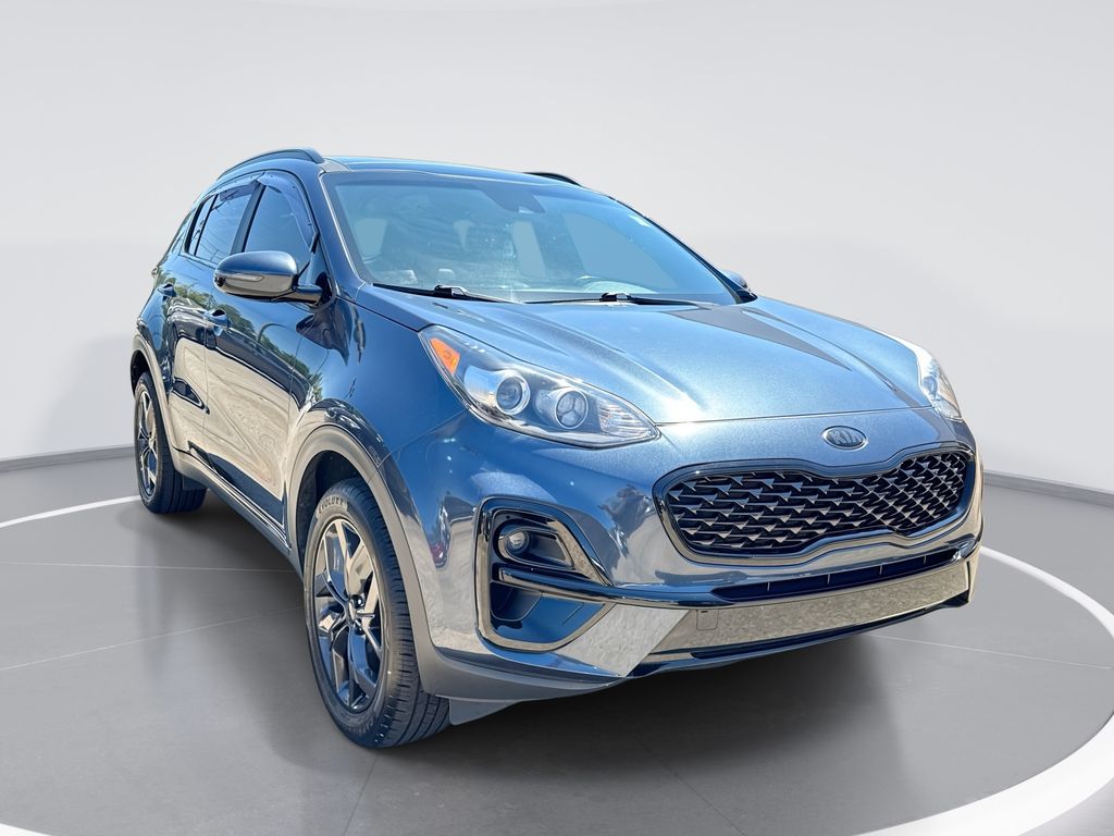 2022 Kia Sportage Nightfall Blue at Matthews Motors of Wilmington