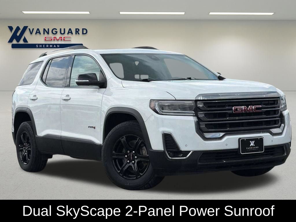 Summit White 2020 GMC Acadia AT4 AWD SUV / Crossover Four-Wheel Drive 9-Speed Automatic
