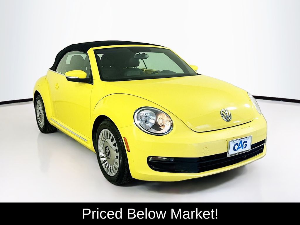Yellow 2013 Volkswagen Beetle Hatchback 6-Speed Automatic