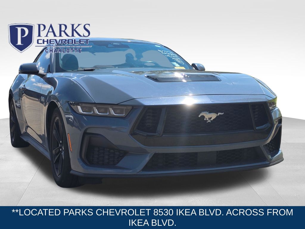 Grabber Blue Metallic 2024 Ford Mustang Coupe Rear-Wheel Drive Automatic