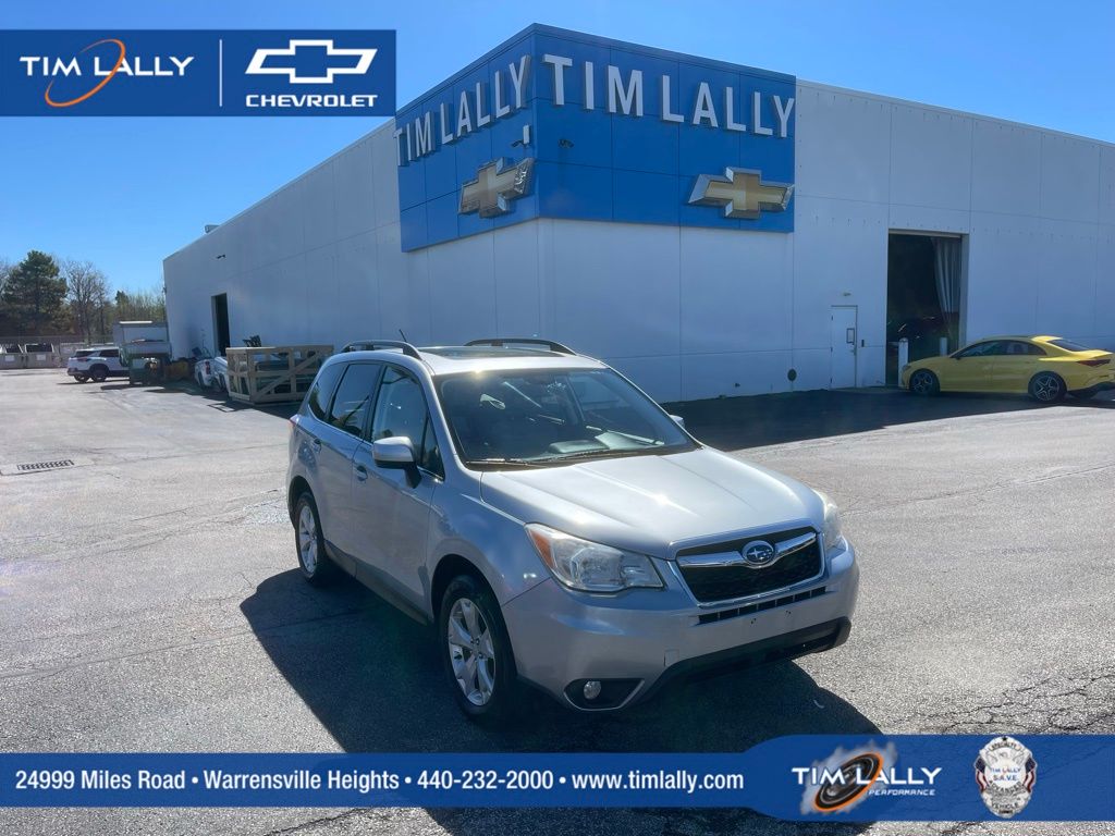 Ice Silver Metallic 2015 Subaru Forester 2.5i Limited SUV / Crossover All-Wheel Drive Continuously Variable Transmission